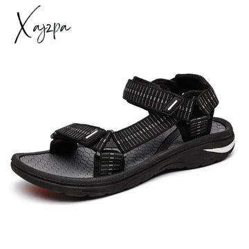 Xajzpa - High Quality Men Sandals Fashion Design Breathable Casual Shoes Light Soft Bottom Outdoor